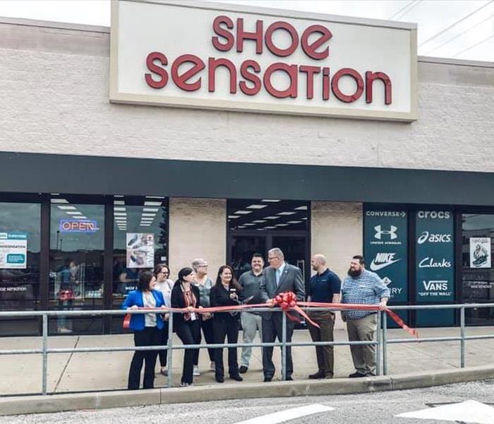 Shoe Sensation and SERVPRO of Vincennes in Vincennes Indiana.