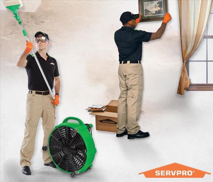 servpro employees cleaning